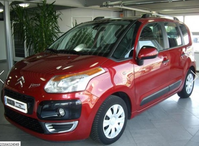 Left hand drive CITROEN C3 PICASSO 1.6 HDI 90 MILLENIUM